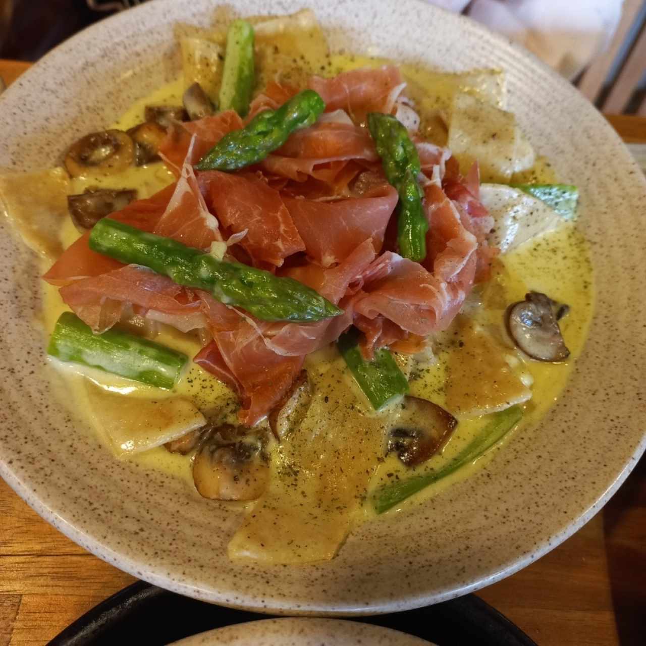 Pasta con espárragos 