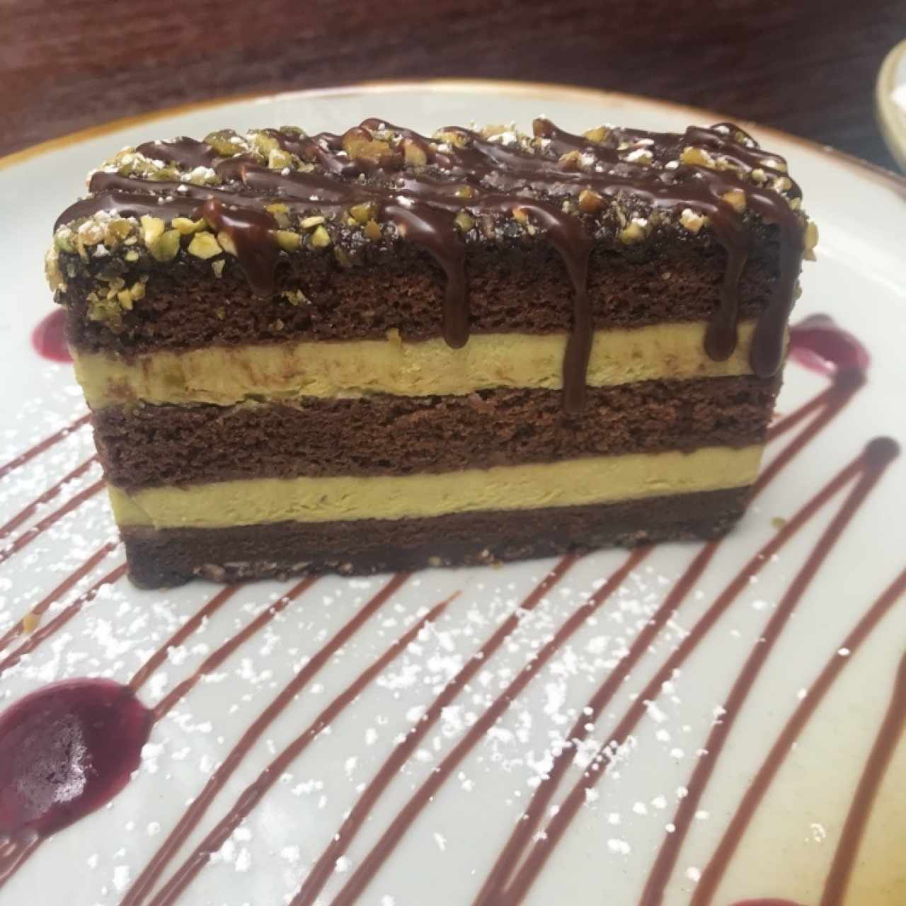 torta ópera de pistacho 