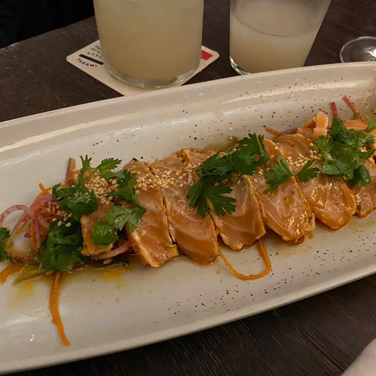 Tataki de salmón