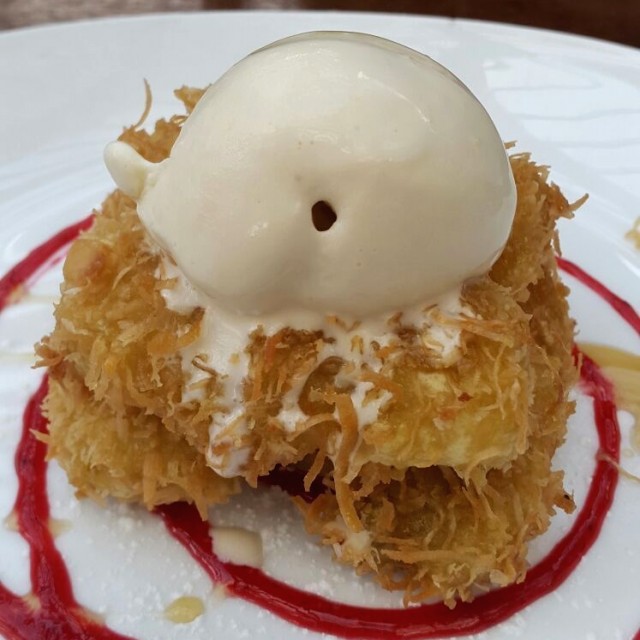 Bananas tempura