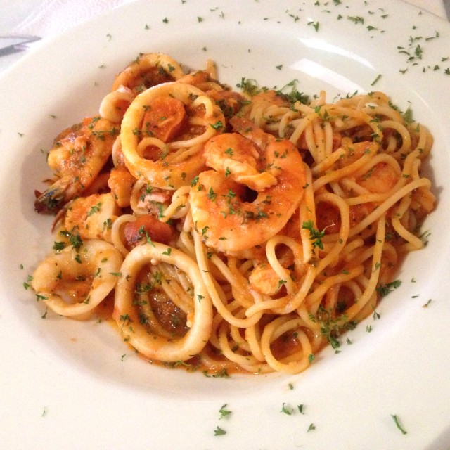 Spagueti fruti di mare