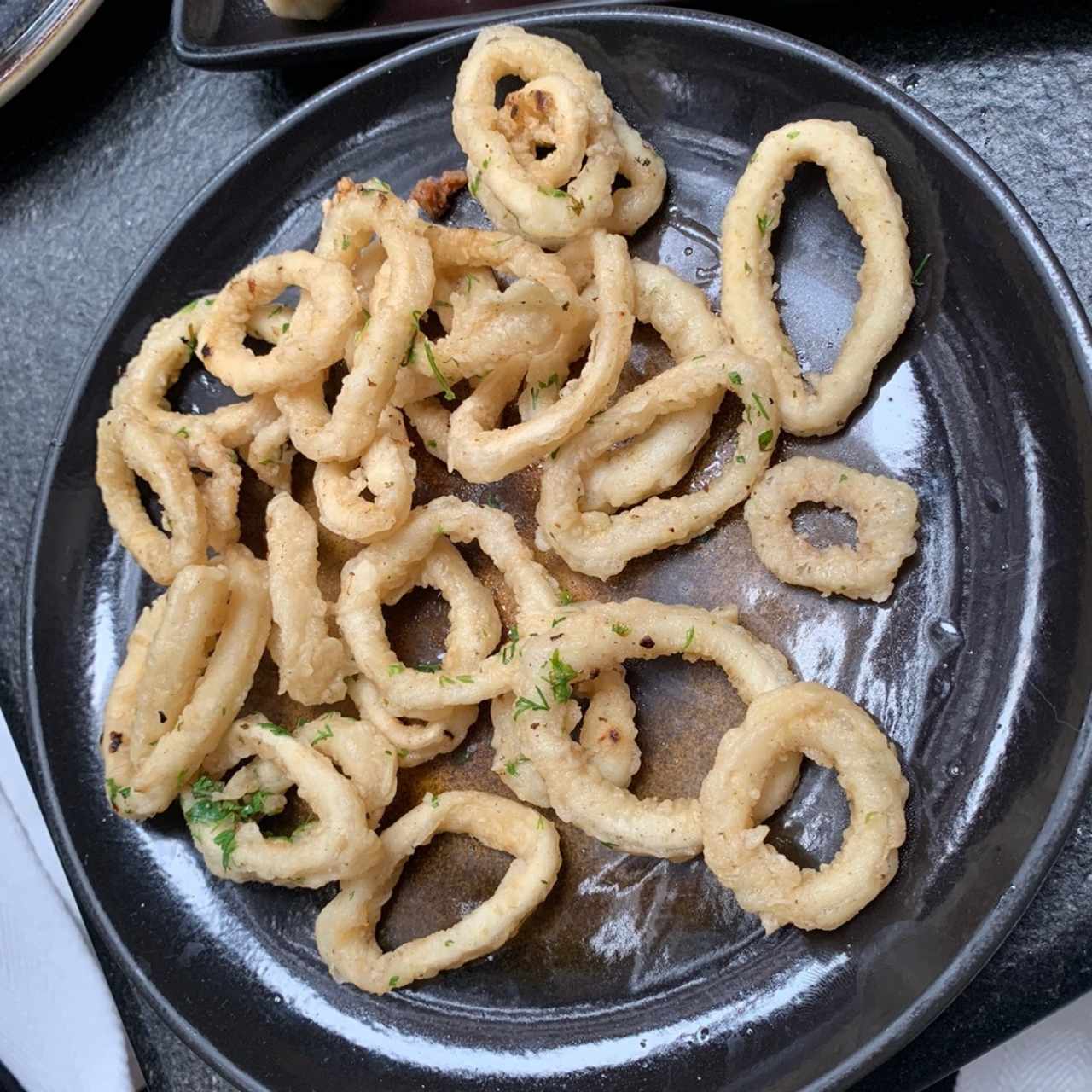 Crispy squid