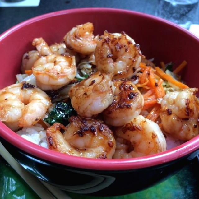Prawn shrimp yaki