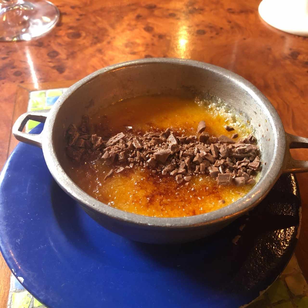 Crème Brûlée de chocolate blanco 