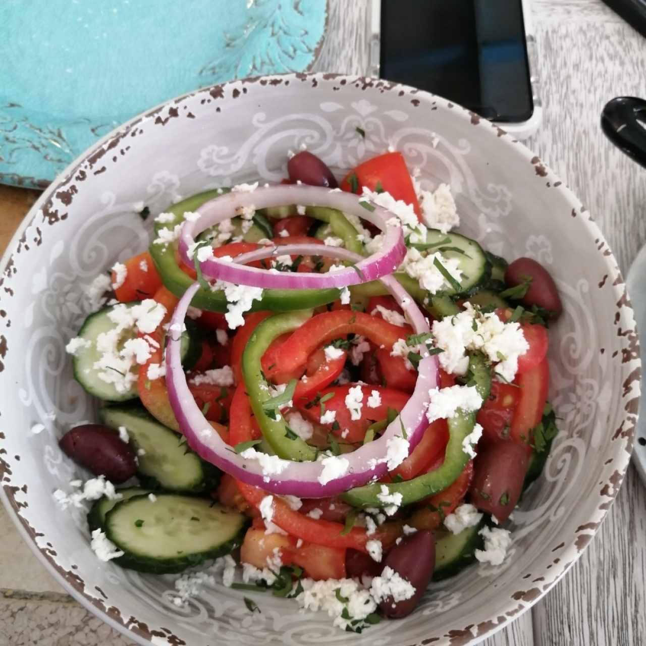 Ensalada griega 