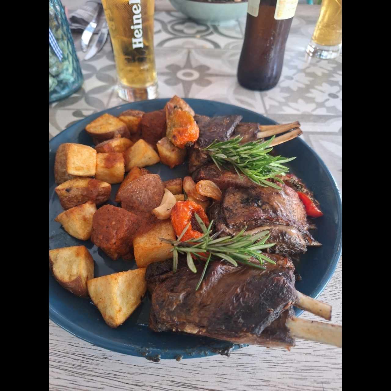 costilla de cordero