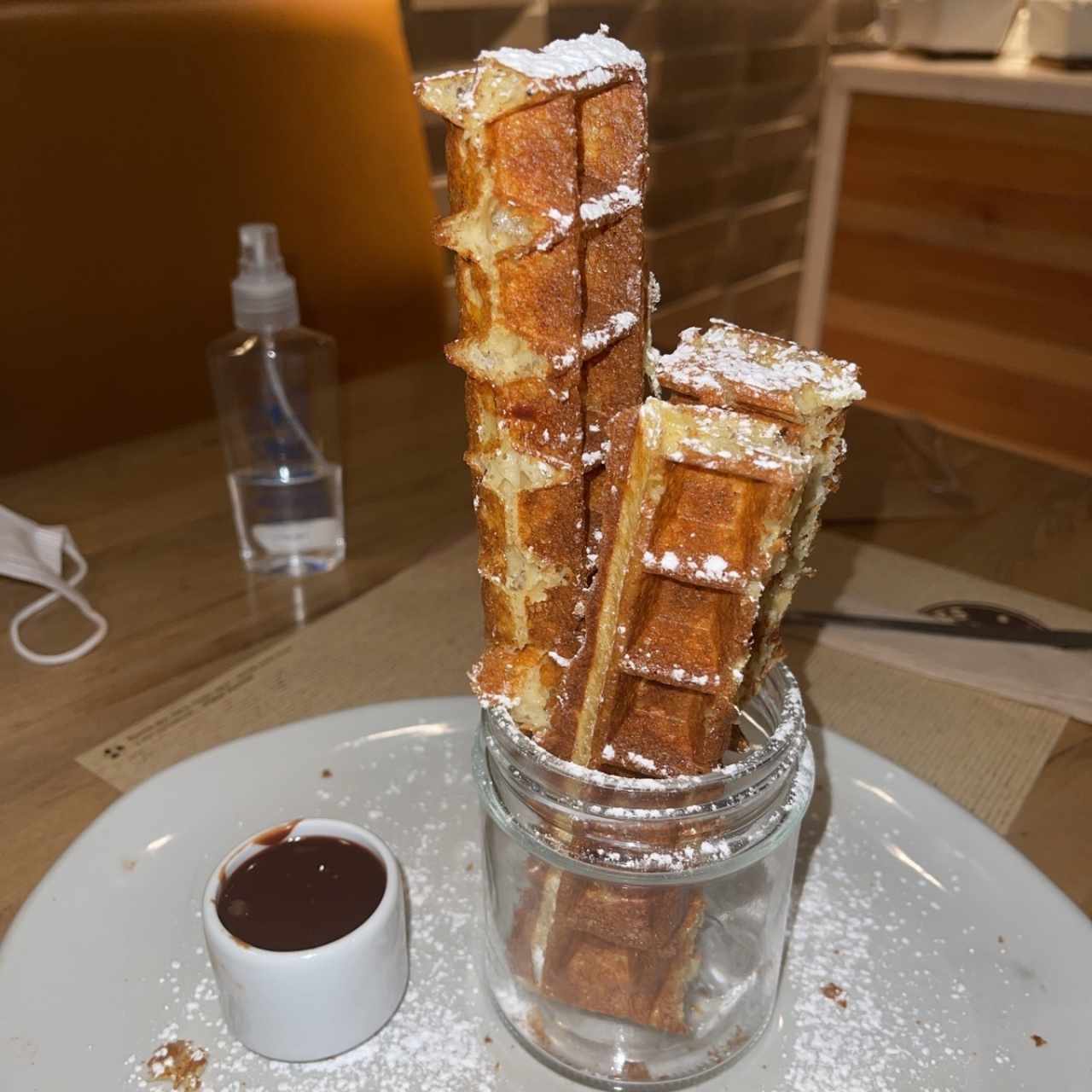 gofre en churro