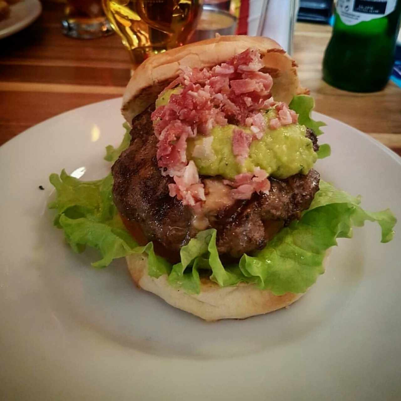 angus bacon con guacamole