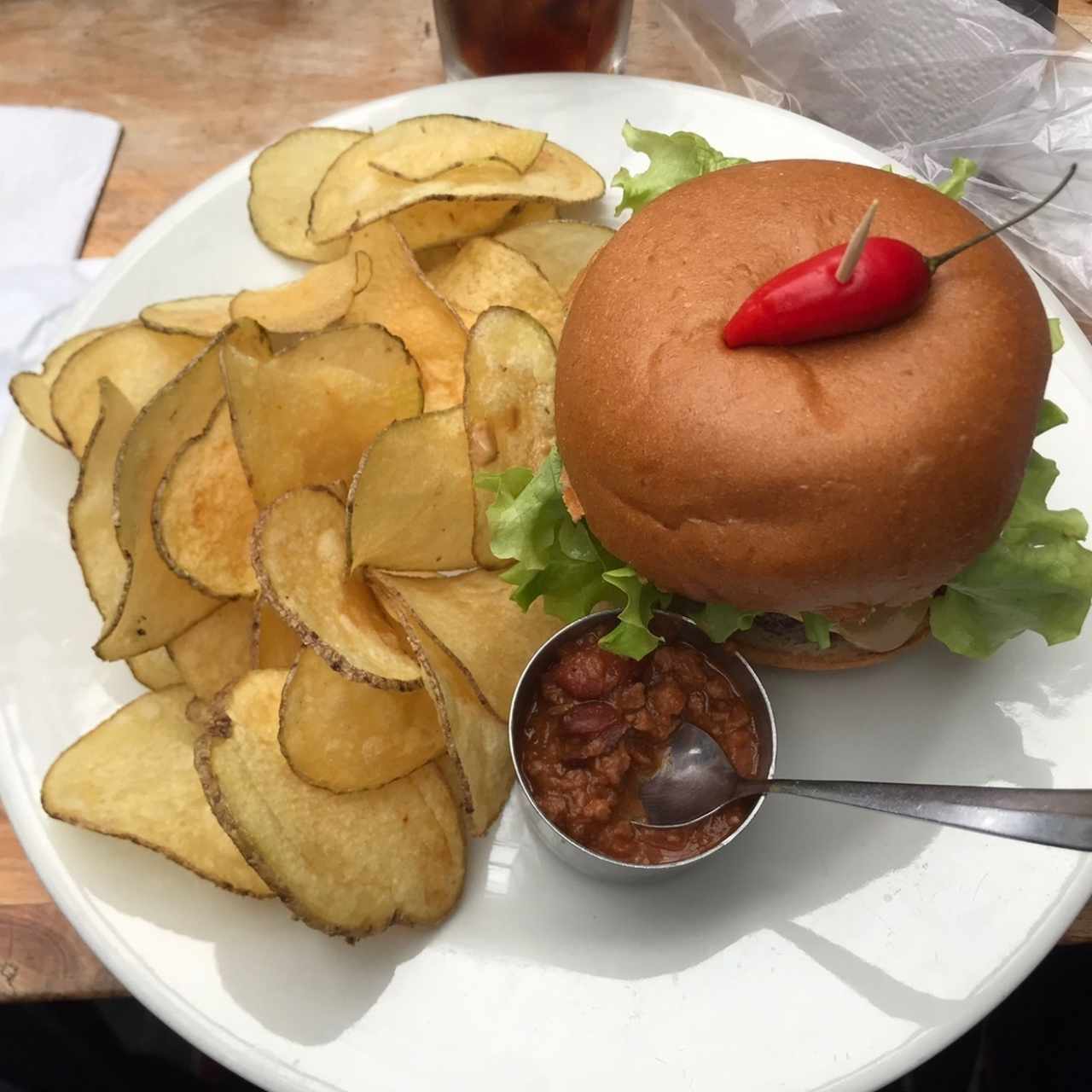 red hot chilli burguer le debo el chile