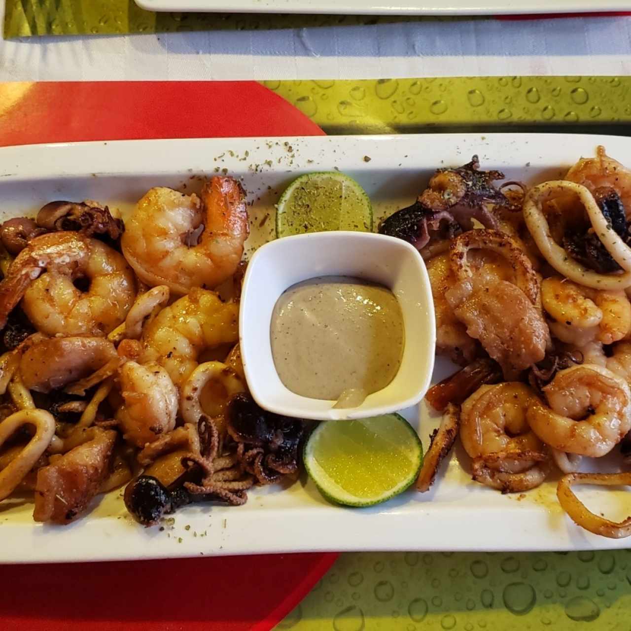 Frutos de Mar a la Plancha 
