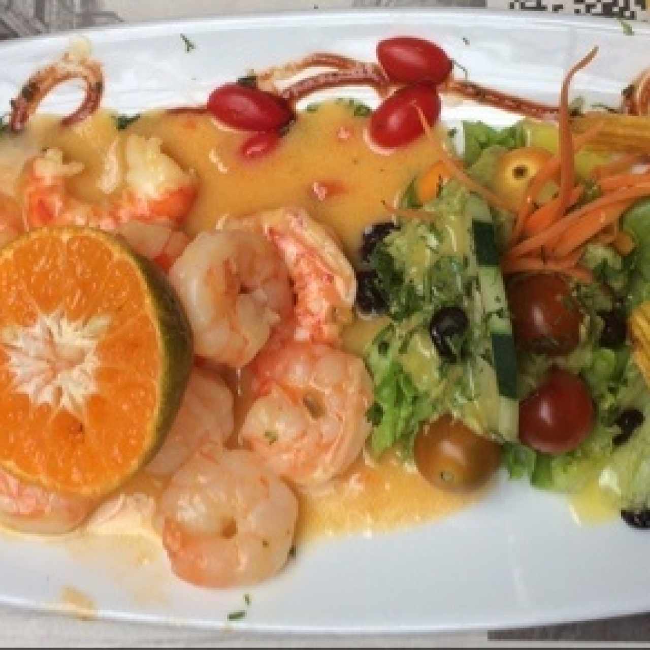Enchilada de camarones