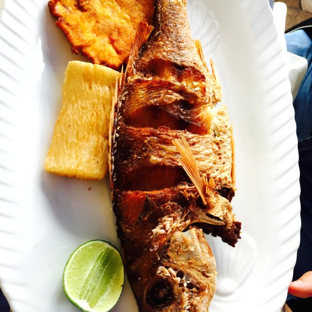 Pargo frito