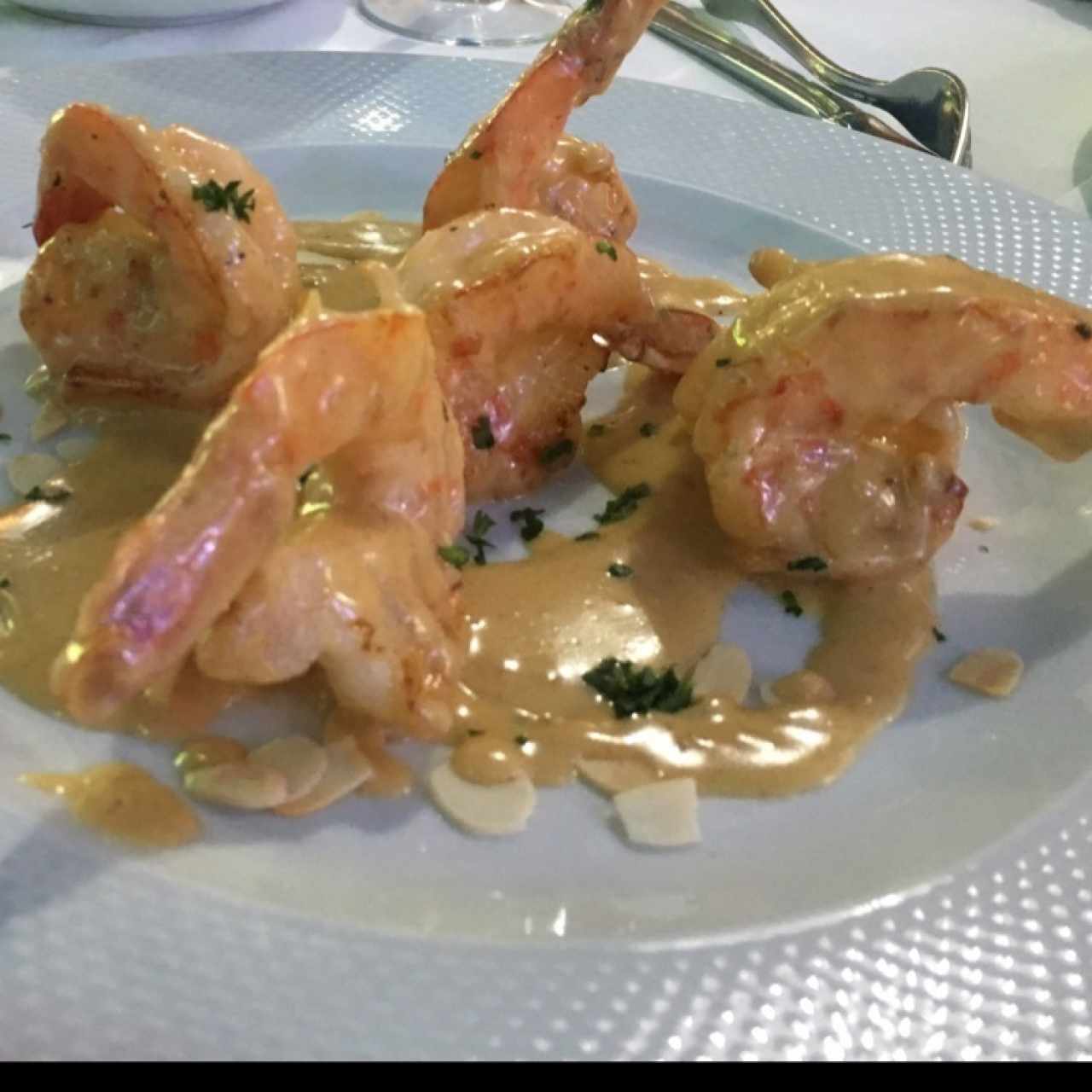 langostinos al ajillo
