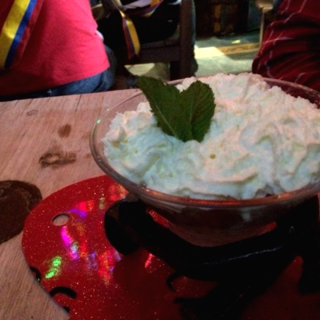 Fresas con crema