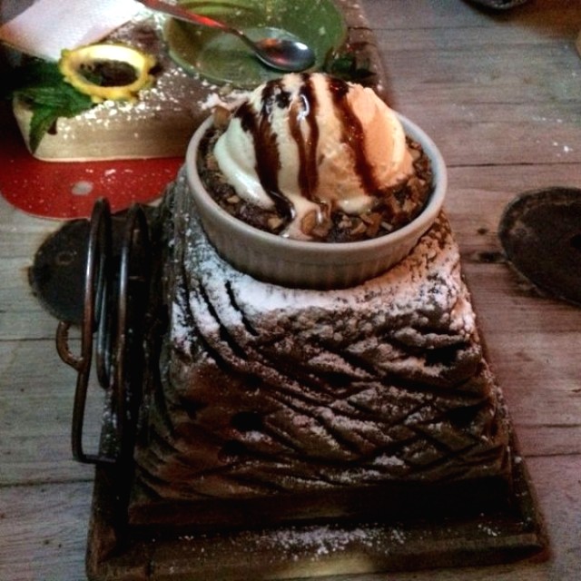 Volcán de chocolate 