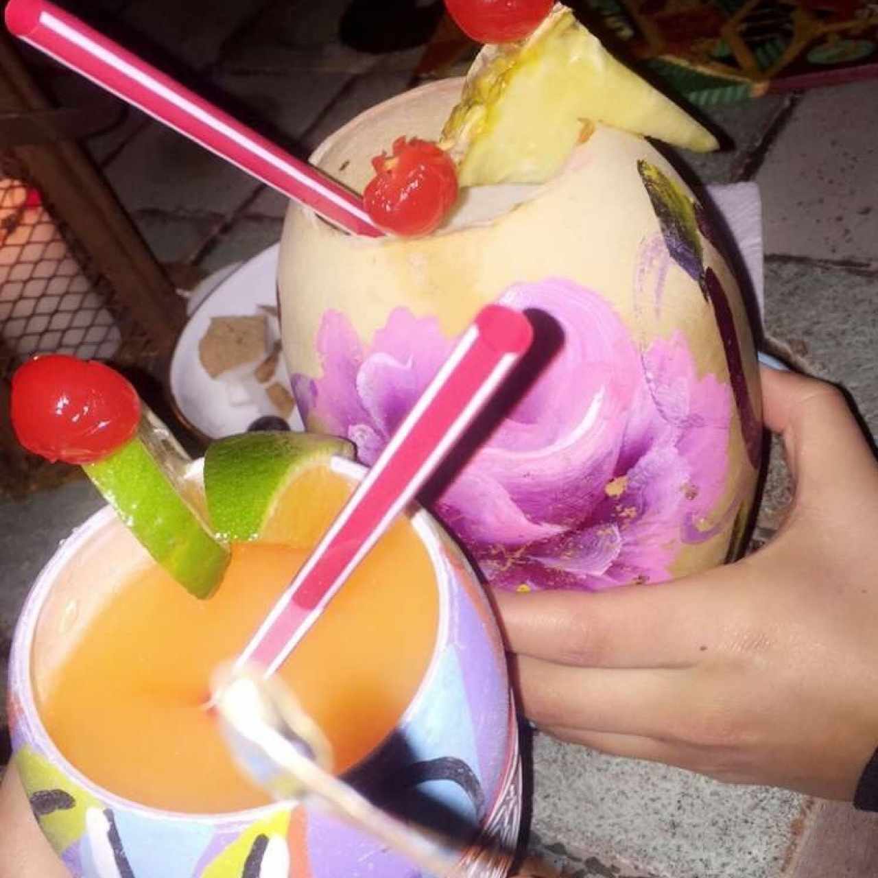 piña colada y Mandarino