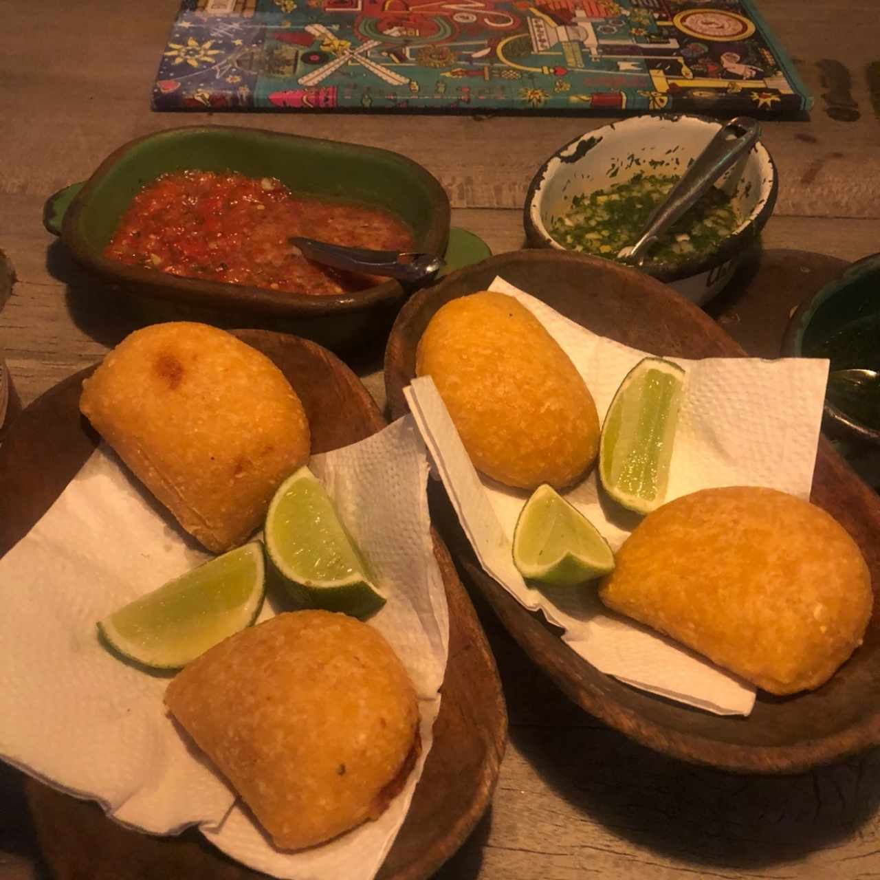 empanadas cachacas y de pollo 