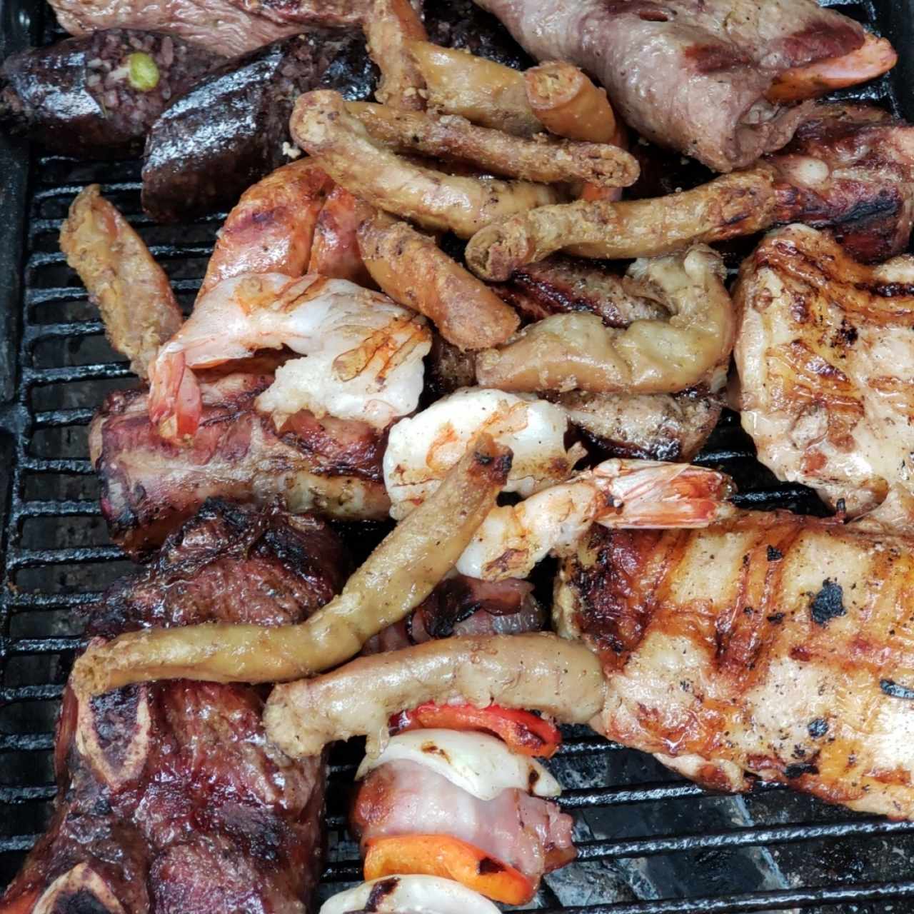 parrillada de la casa