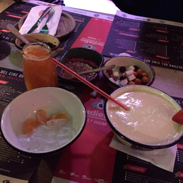 Jugo de guanabana y de mandarina
