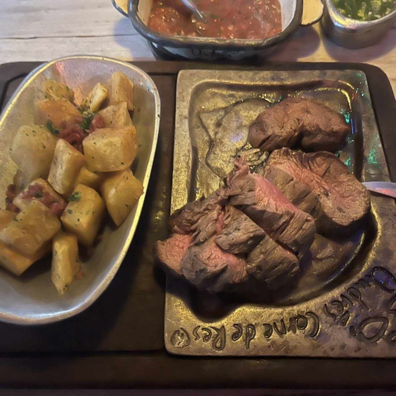 Lomo al Trapo con papa 