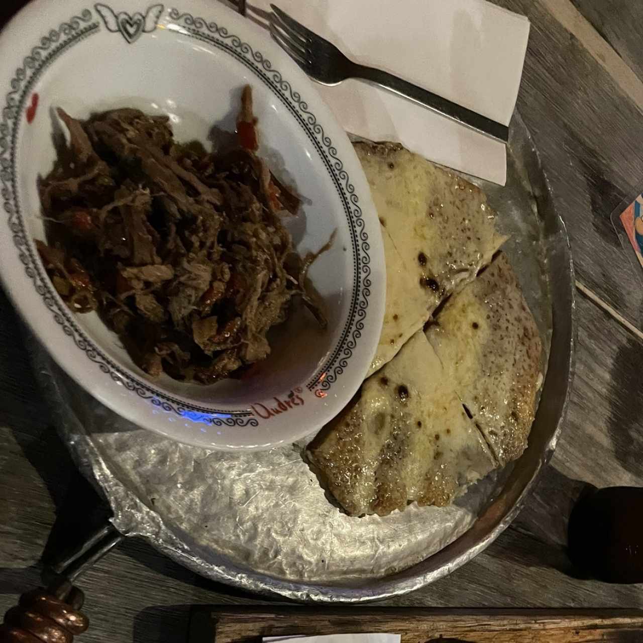 Patacones con carne