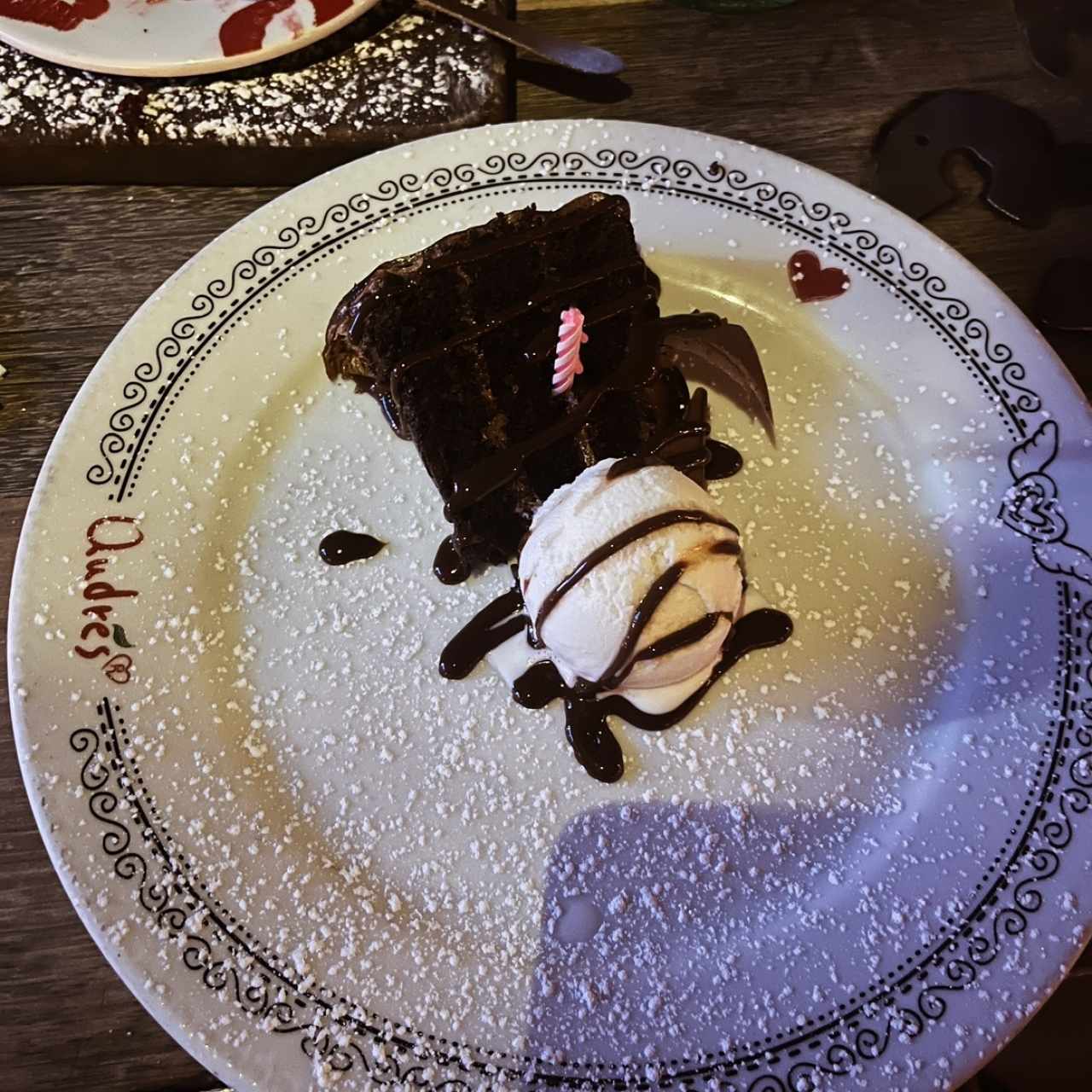 Plato de cumpleaños