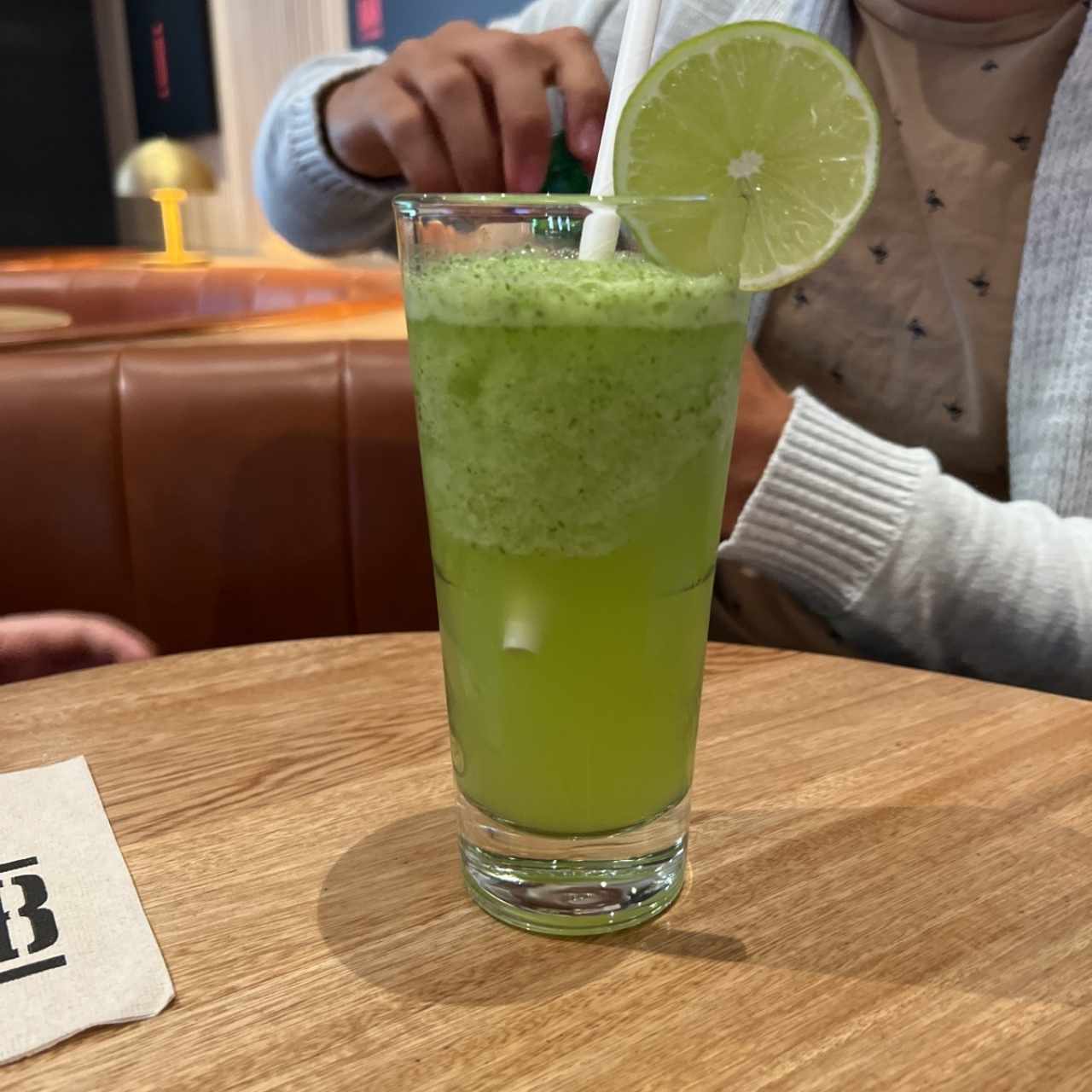 Limonada con hierbabuena 