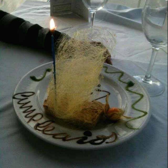 Postre de aniversario