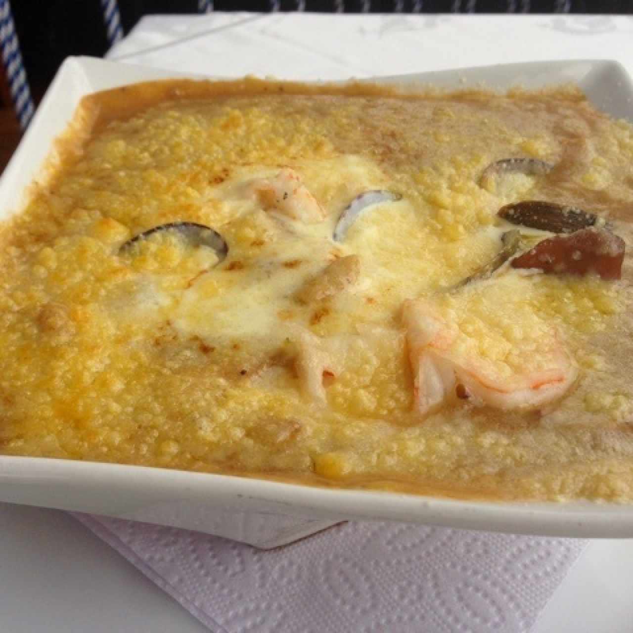 cazuela de mariscos