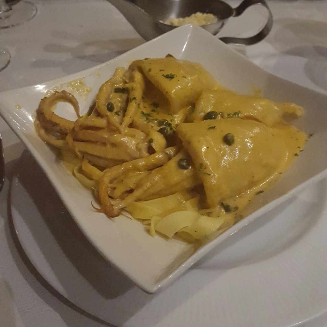 calamar relleno con cangrejo
