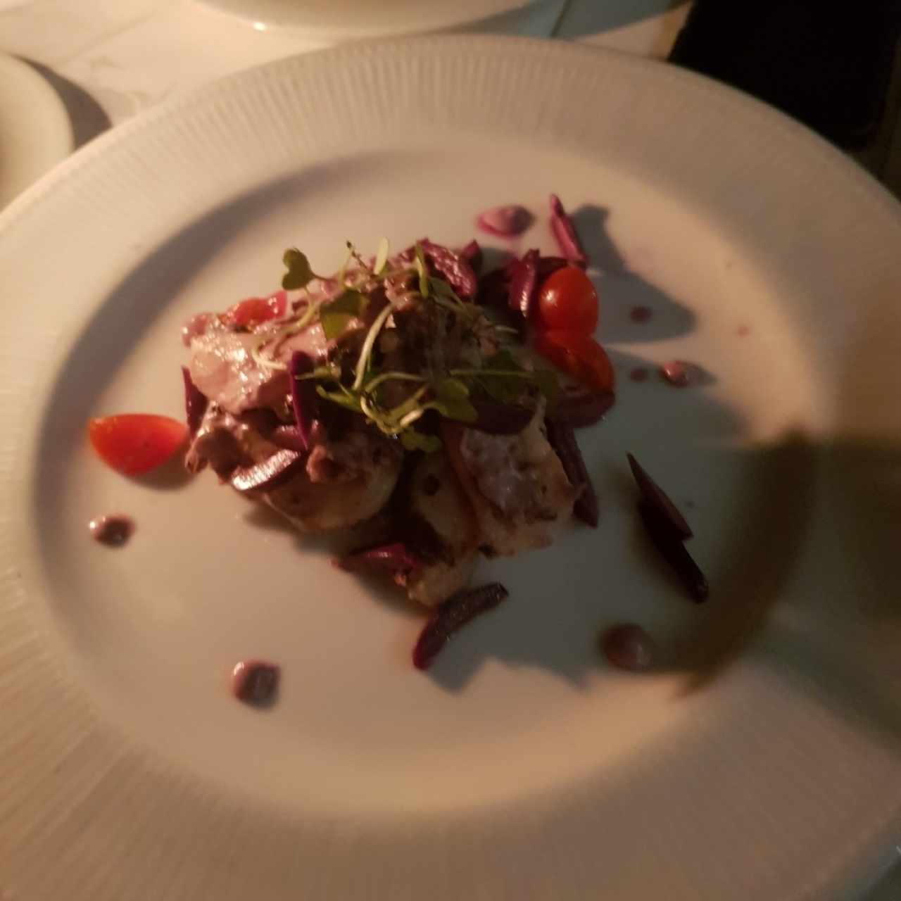pulpo en salsa de olivos 