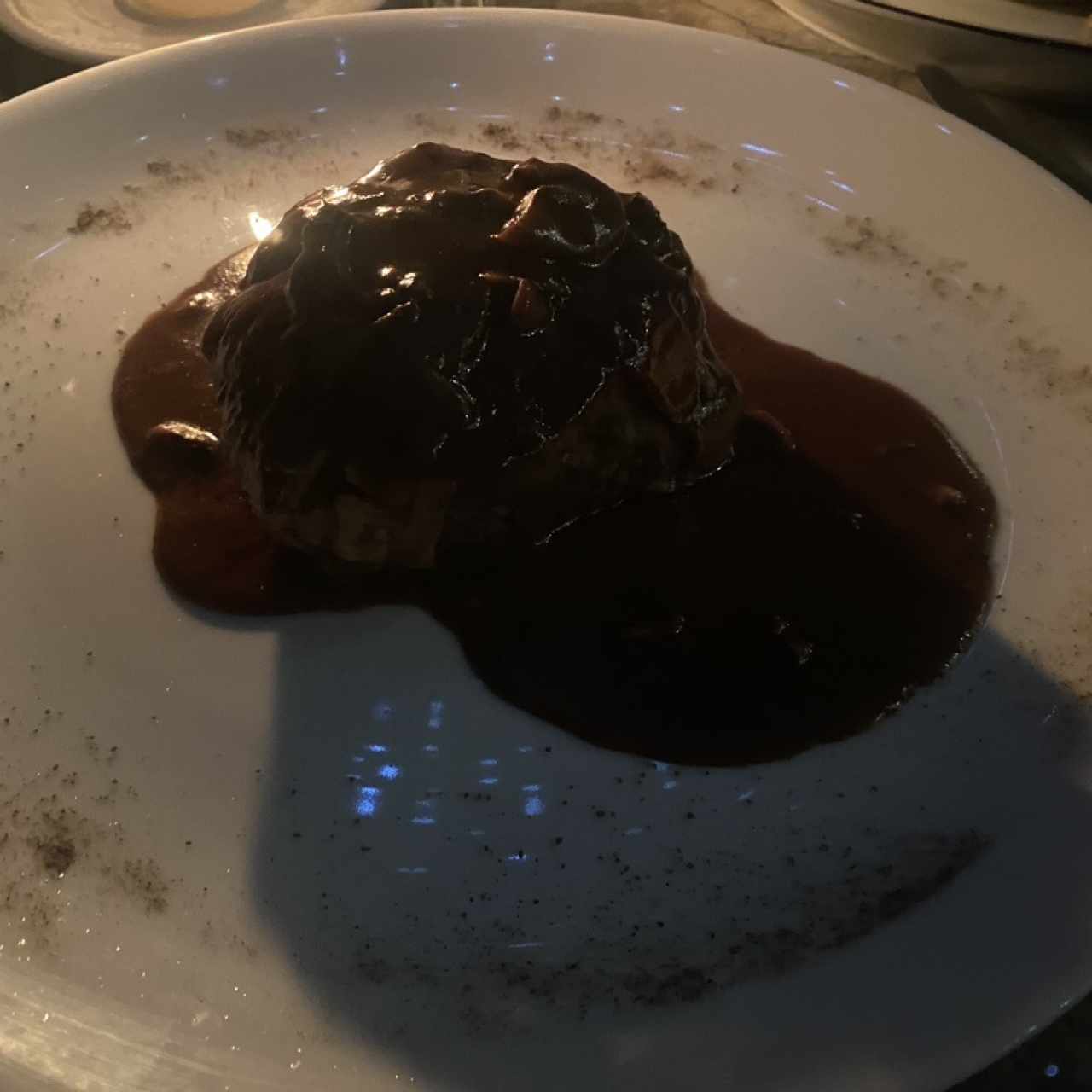 Solomillo en salsa de bourbon
