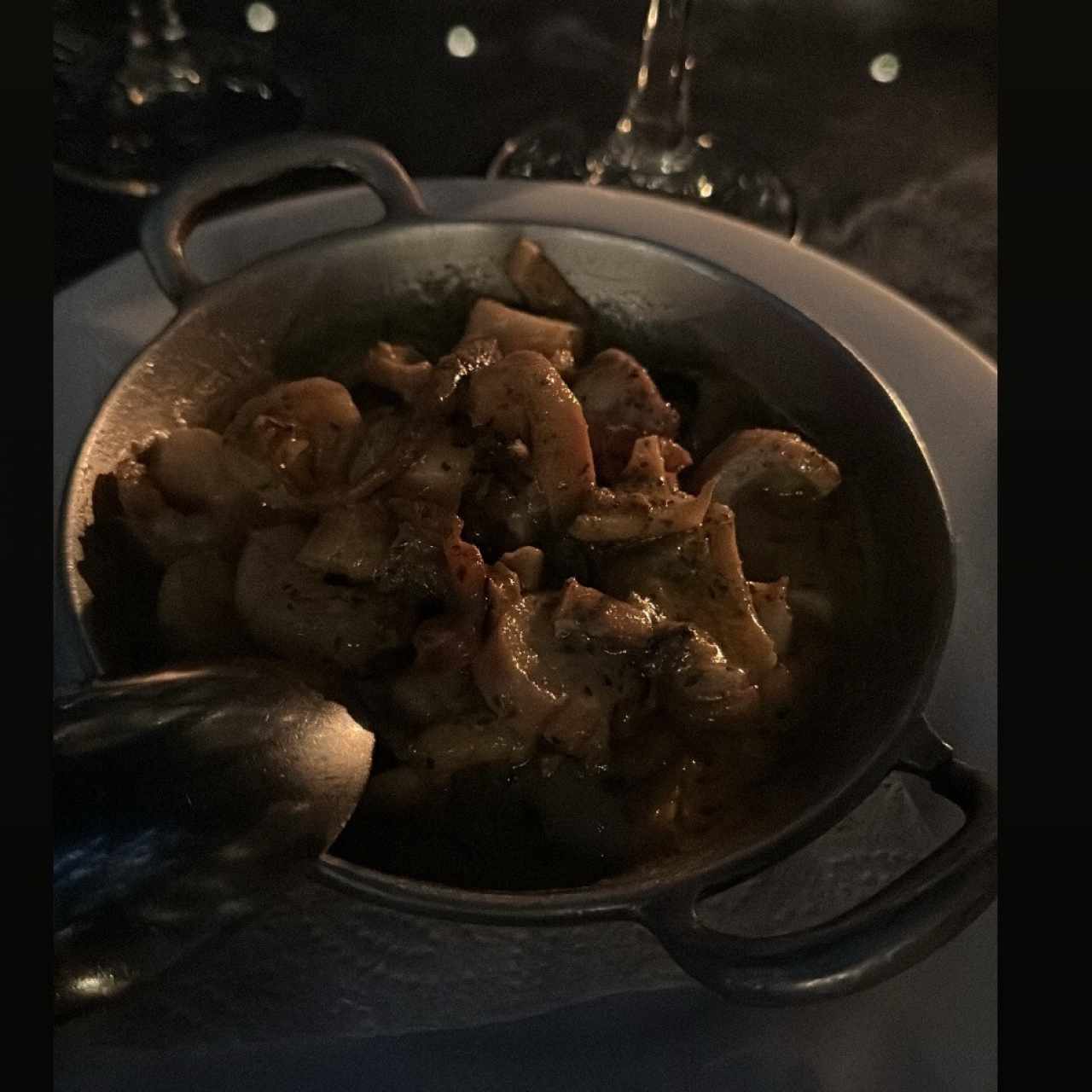 Pulpo y langodtinos para dos 
