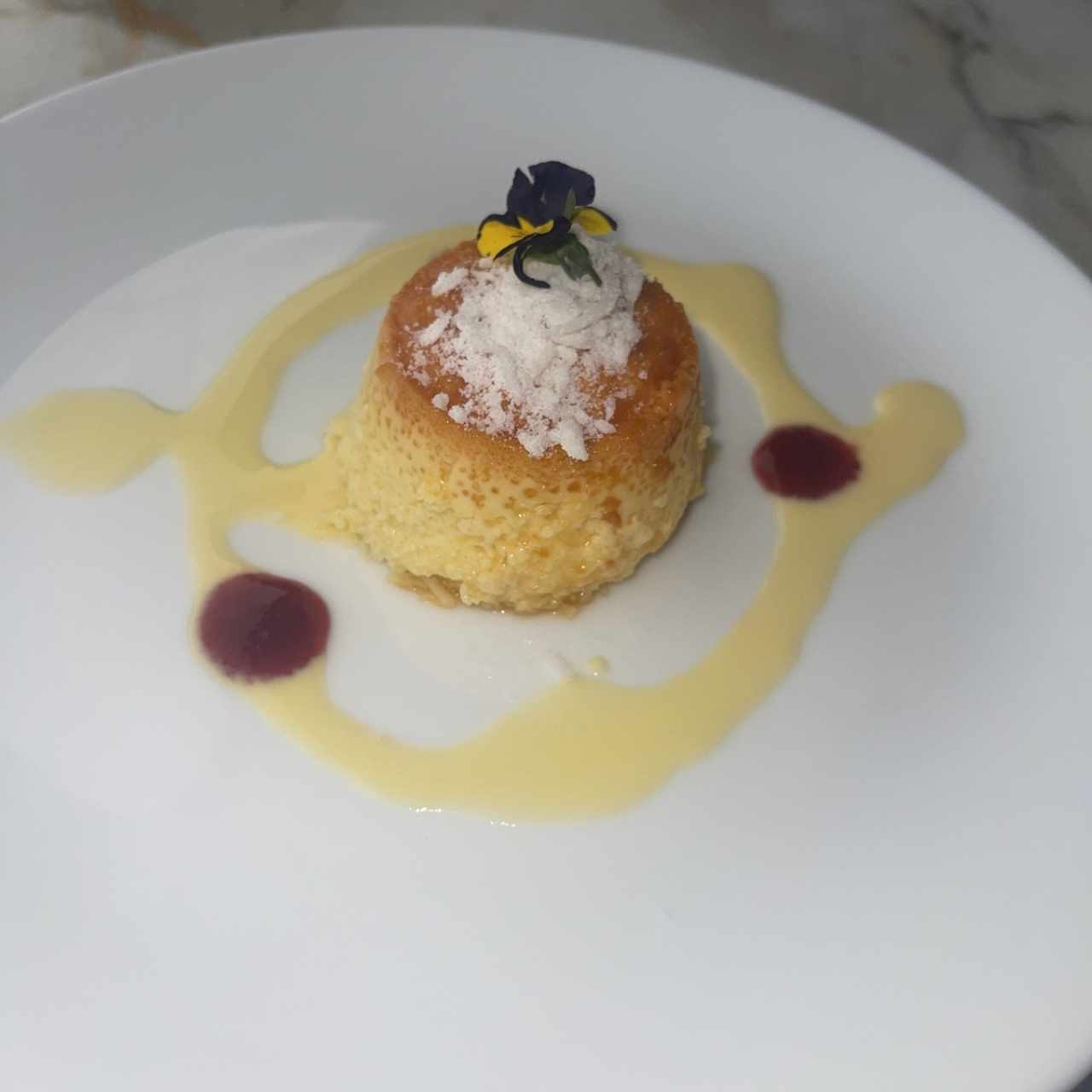 Flan de coco