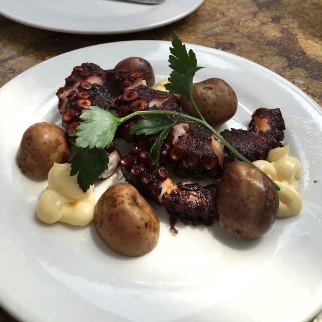 Pulpo a la parrilla