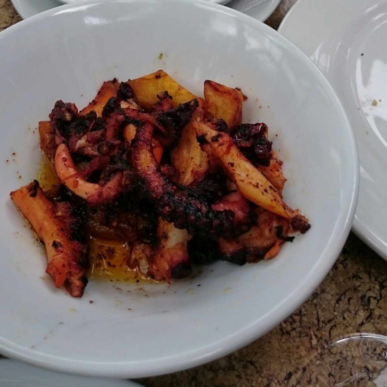 pulpo a la parrila