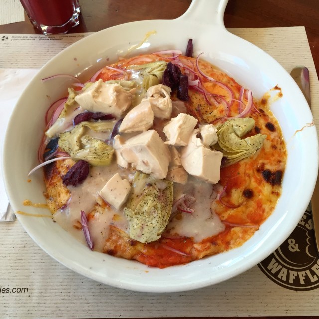 Pita Griega con adición de Pollo