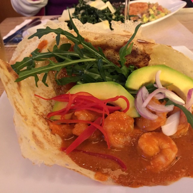Crepe de ají panko