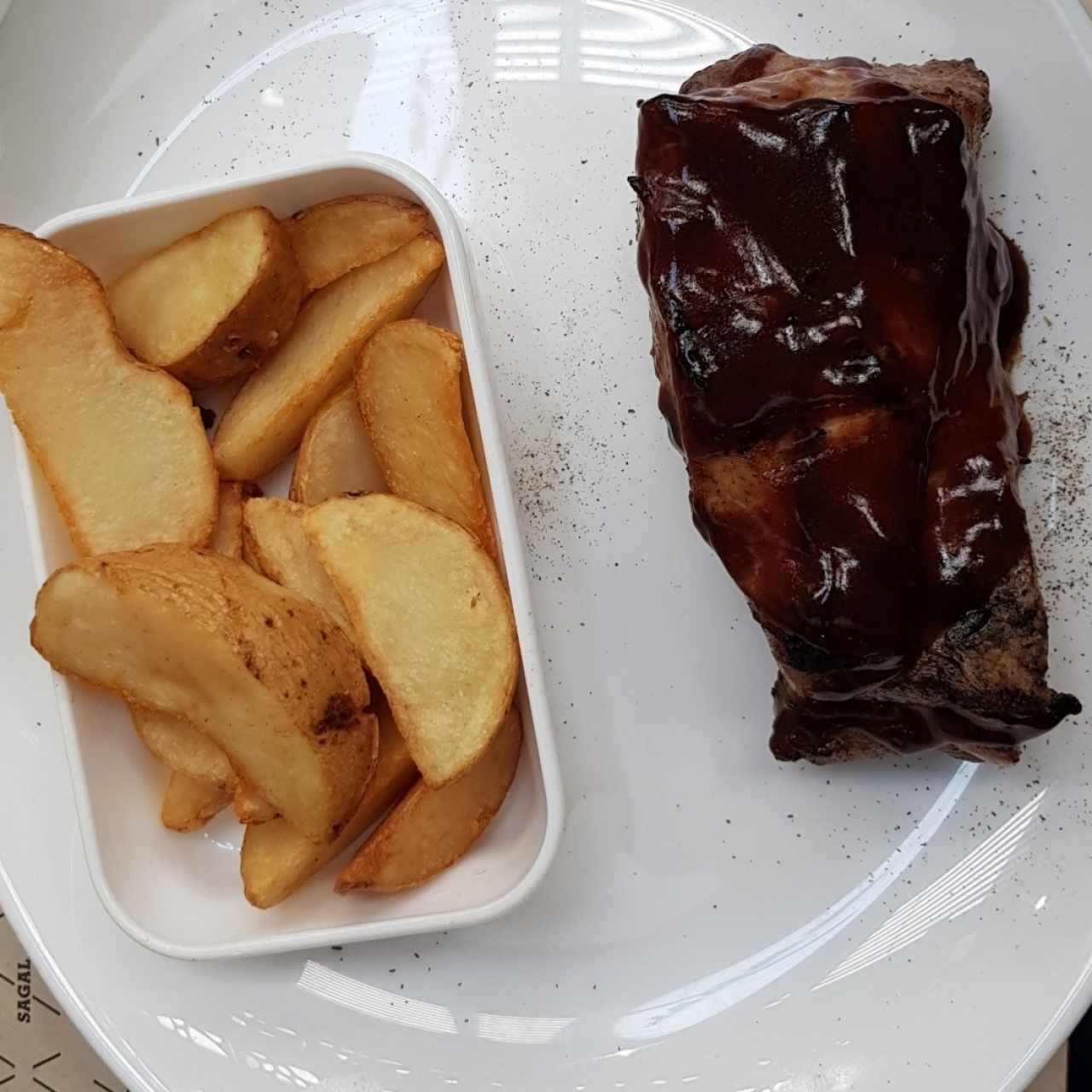 costillas de cerdo bbq