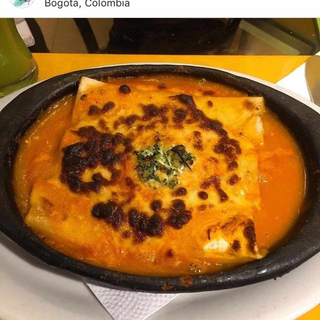 Canelones ricota y espinaca 