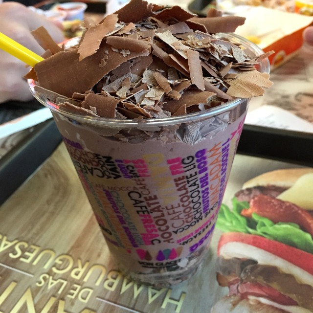 Malteada de chocolate Belga