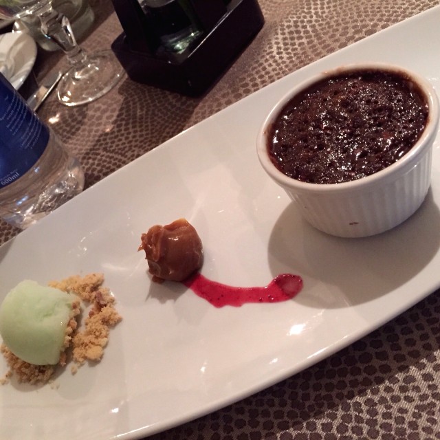 Lava cake de chocolate