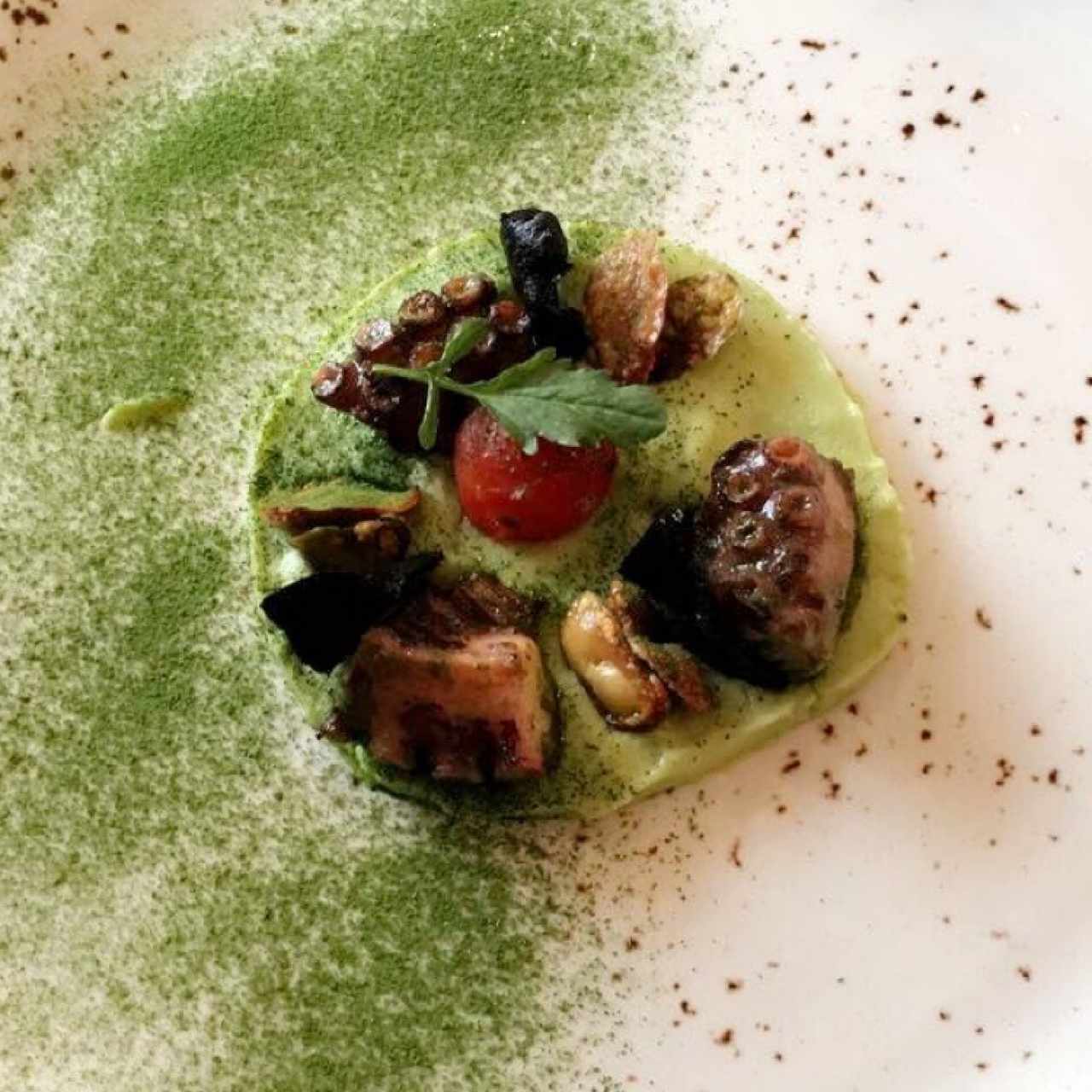 pulpo menu de degustacion 