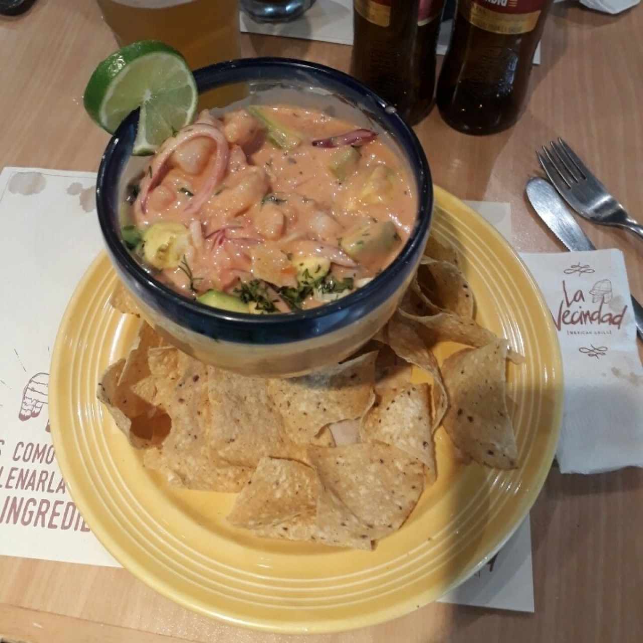 ceviche de camarones