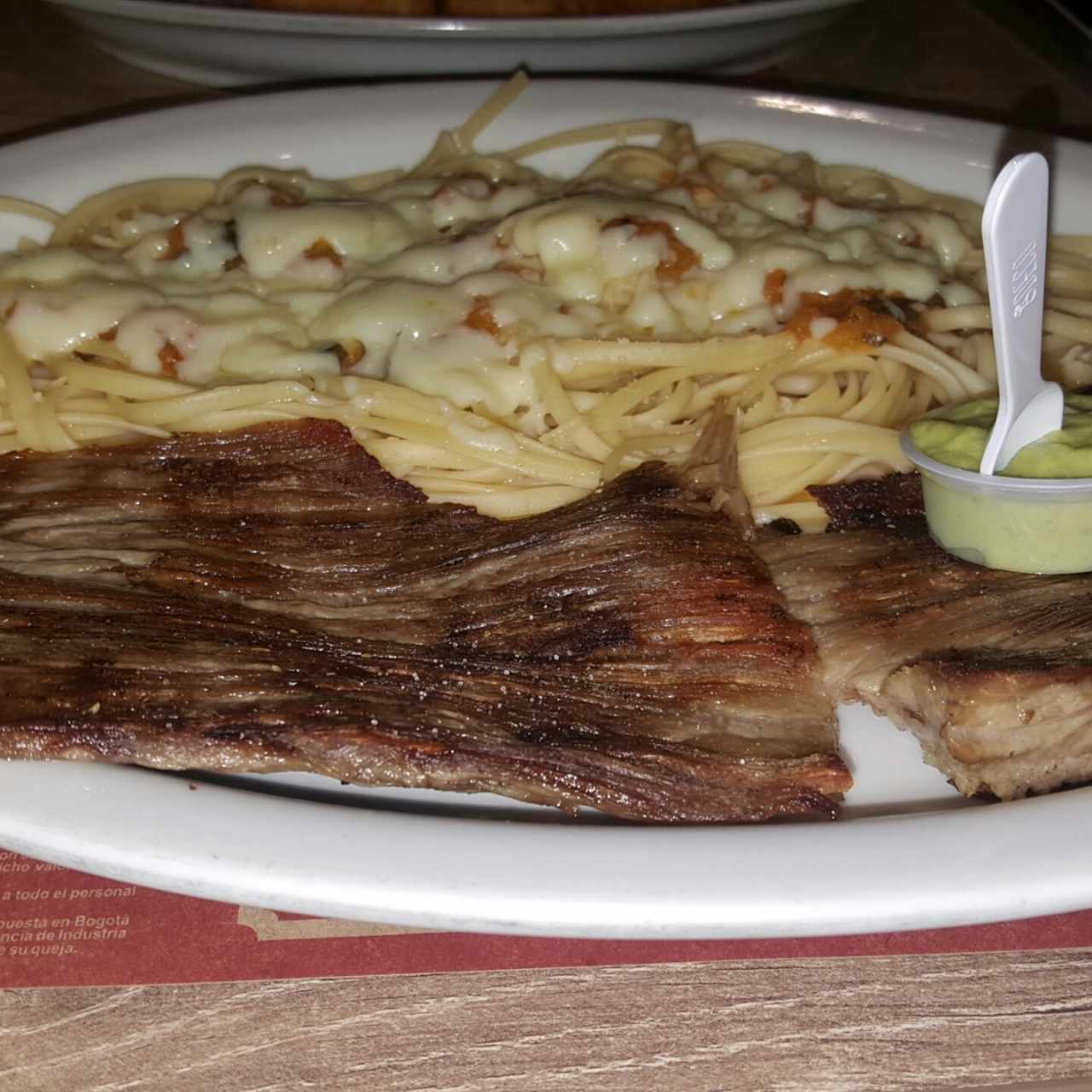 sobrebarriga con acompañamiento italiano 