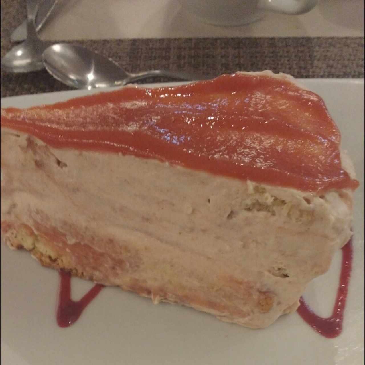 torta de guayaba recién preparada 
