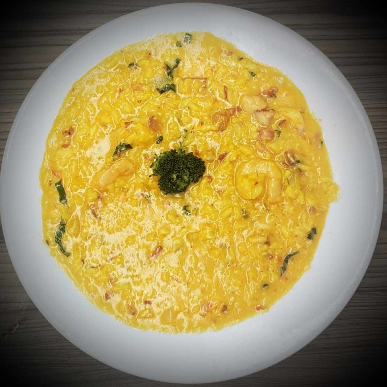 Risotto con Camarones 