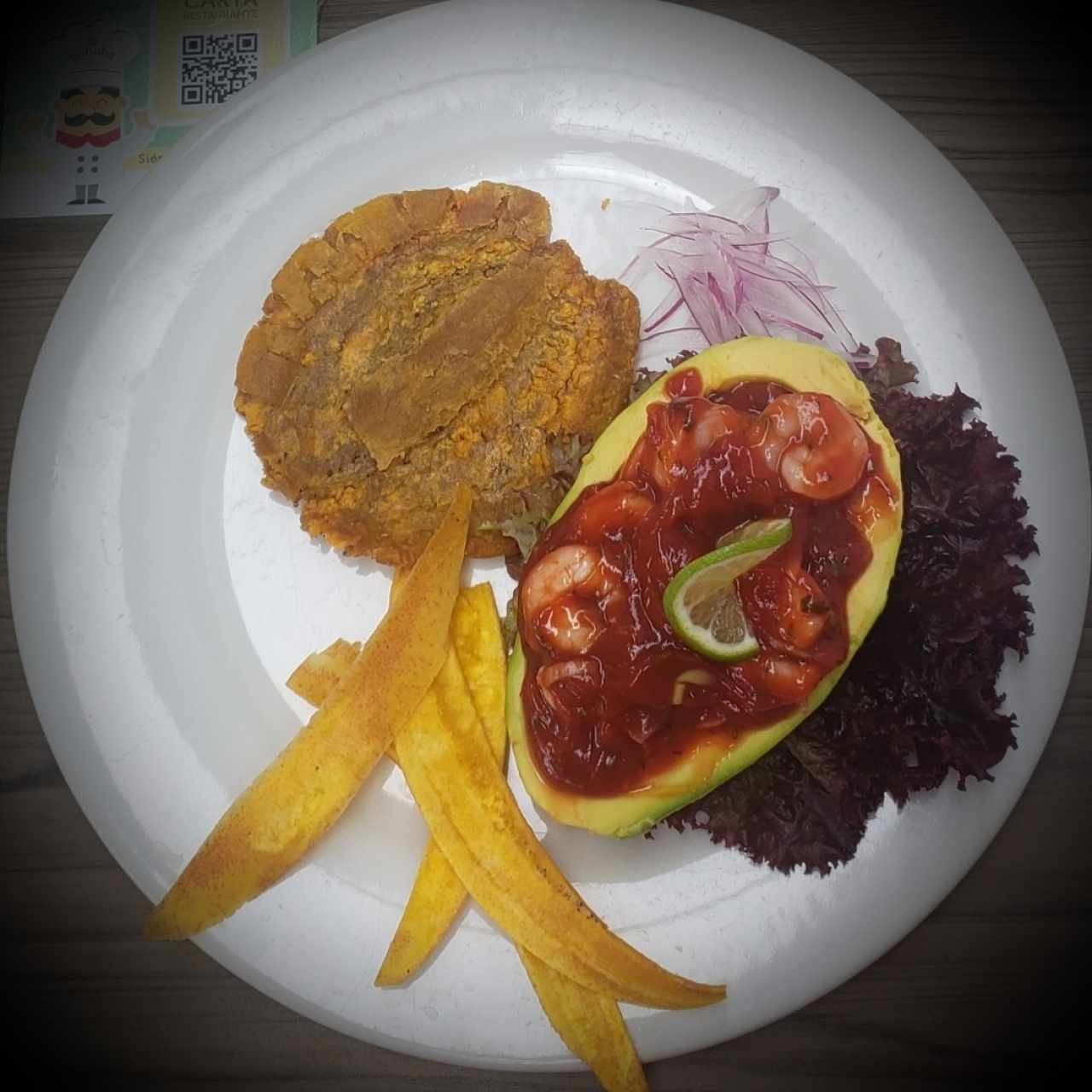 Aguacate Yanuba en Ceviche de Camaron