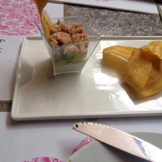 Verrine de salmón 