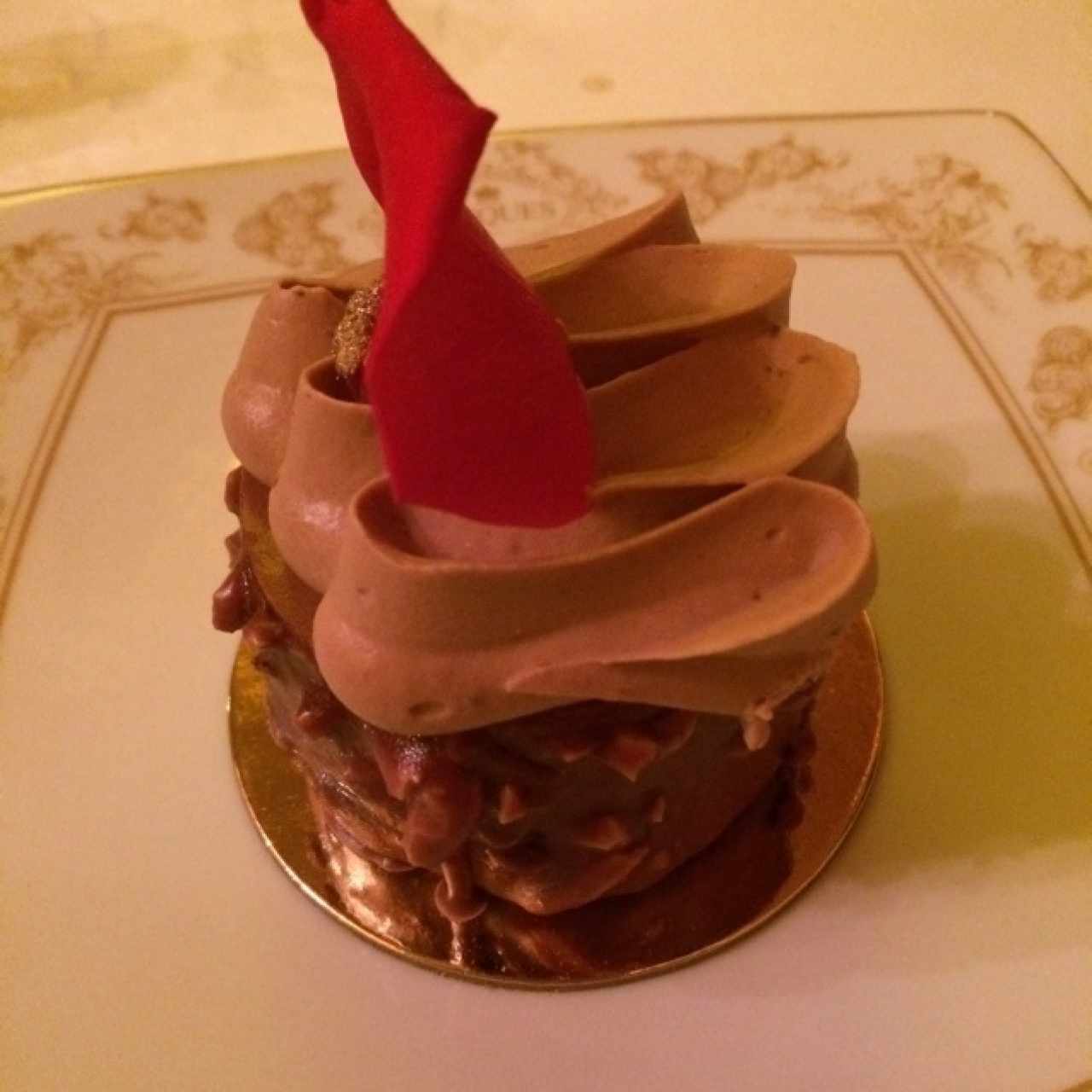 postre de frambuesas y almendras 
